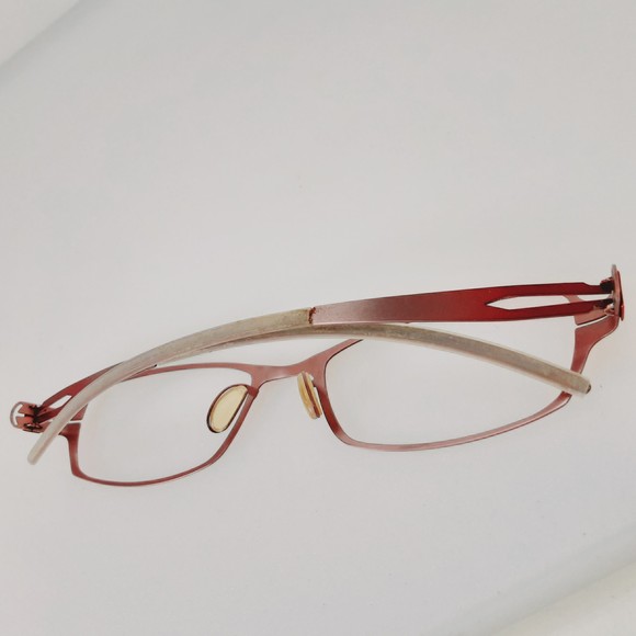 Kato Masaki Kmj-117j-102 Boundless Eyeglasses Ultra Light Red 52-18-135 - Picture 11 of 11